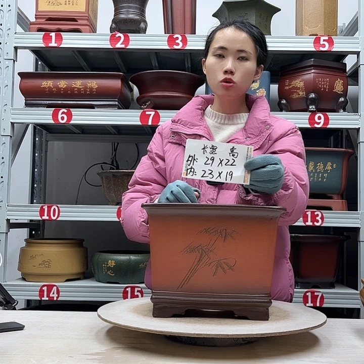 紫砂花盆紫砂花盆