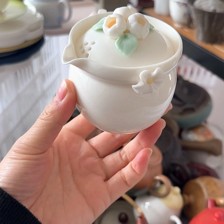 微瑕陶瓷茶具茶杯茶壶