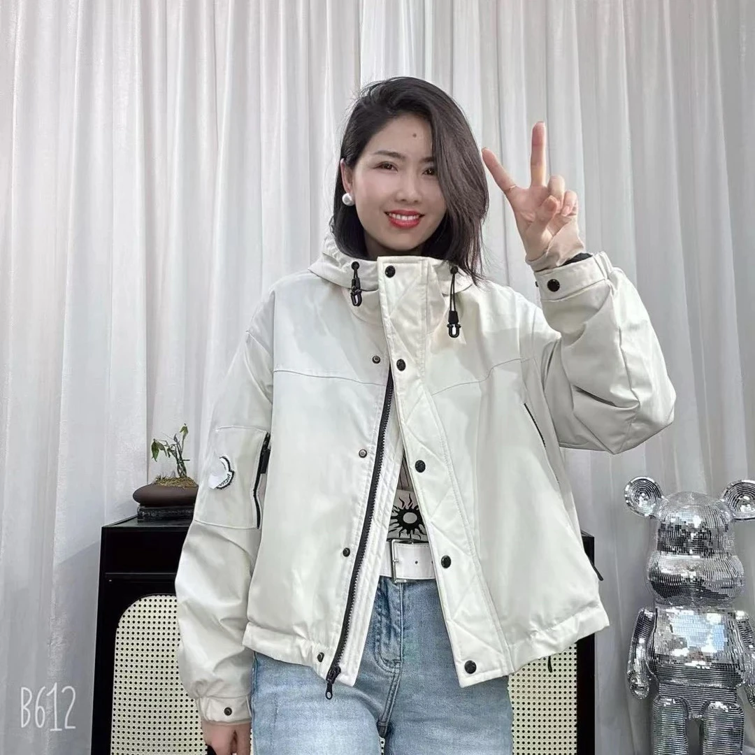 【薄棉】新款早春减龄连帽薄棉外套