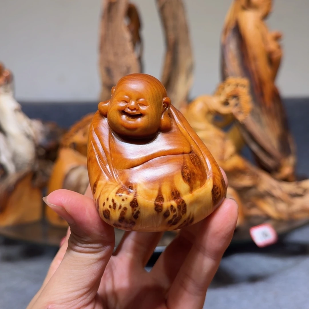 柏木崖柏手把件摆件