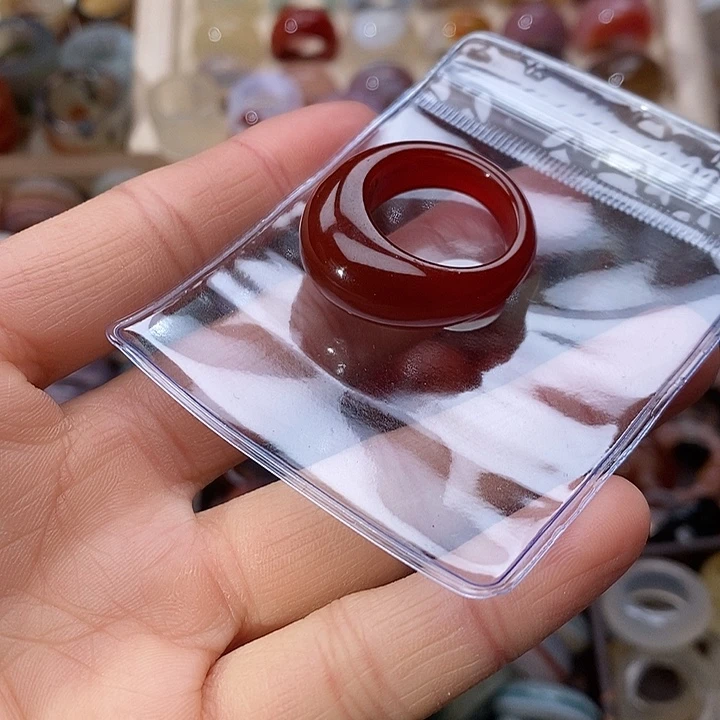 玛瑙/玉髓未镶嵌戒指港21