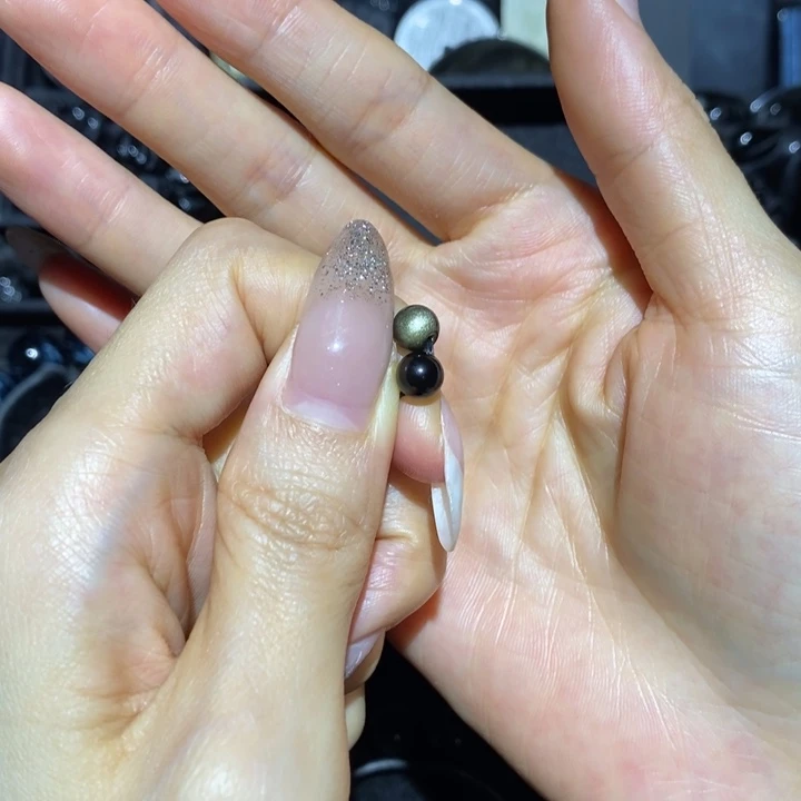 黑曜岩手链未镶嵌倩*