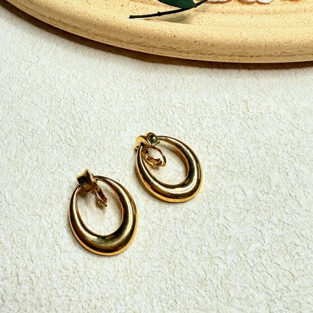 90新 Givenchy/纪梵希 【六六中古】孤品复古耳夹th5693