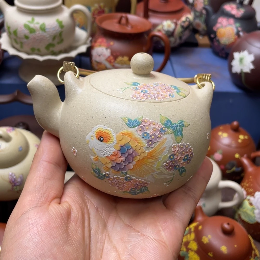 女***子红泥茶杯紫砂茶壶200cc