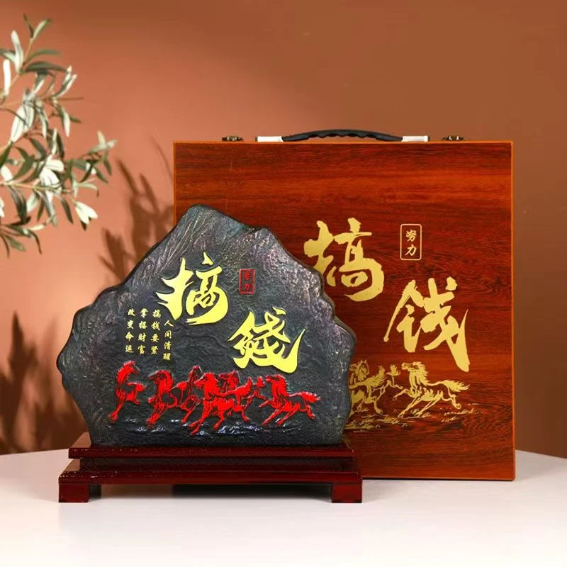 5斤努力搞钱复古山景德镇陶瓷空酒瓶创意家用密封酒坛存酒罐摆件