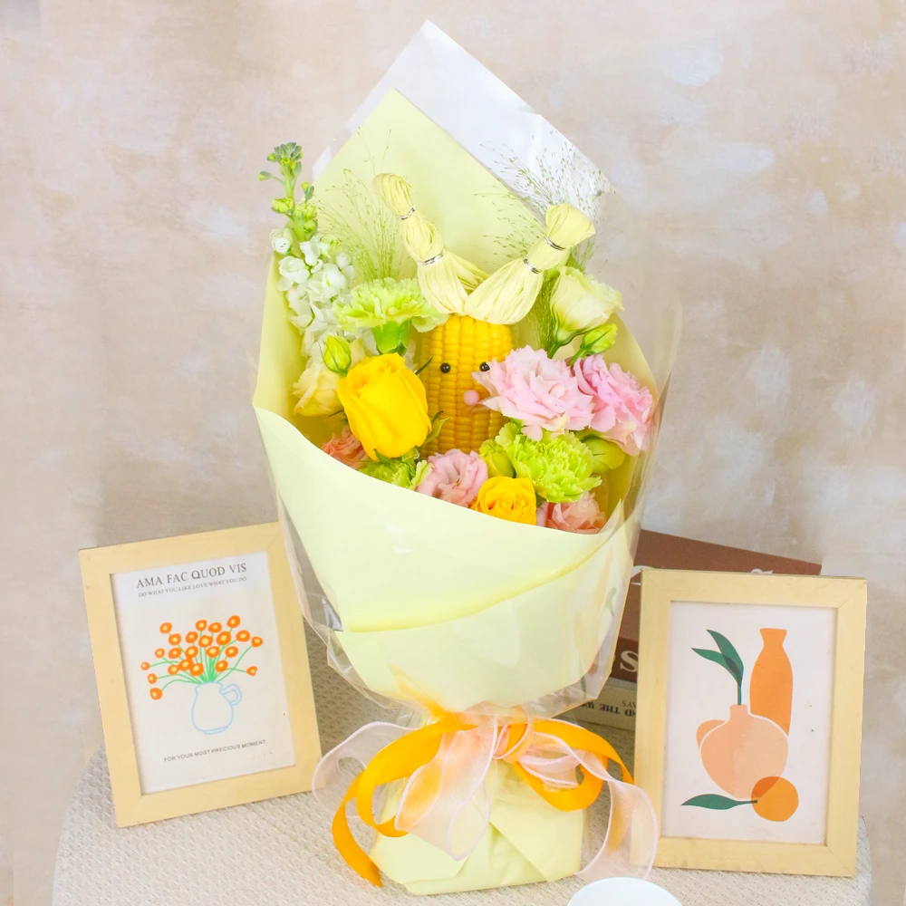 玫瑰玉米小花束 1束