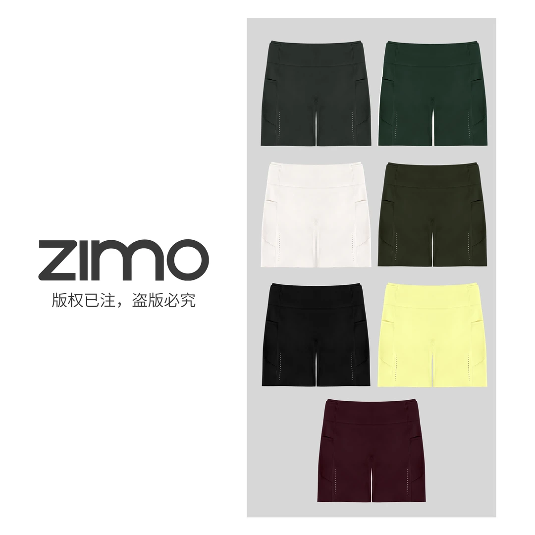 【速度与激情】空气层口袋四分裤600-zimo-运动跑步外穿YFKZ600