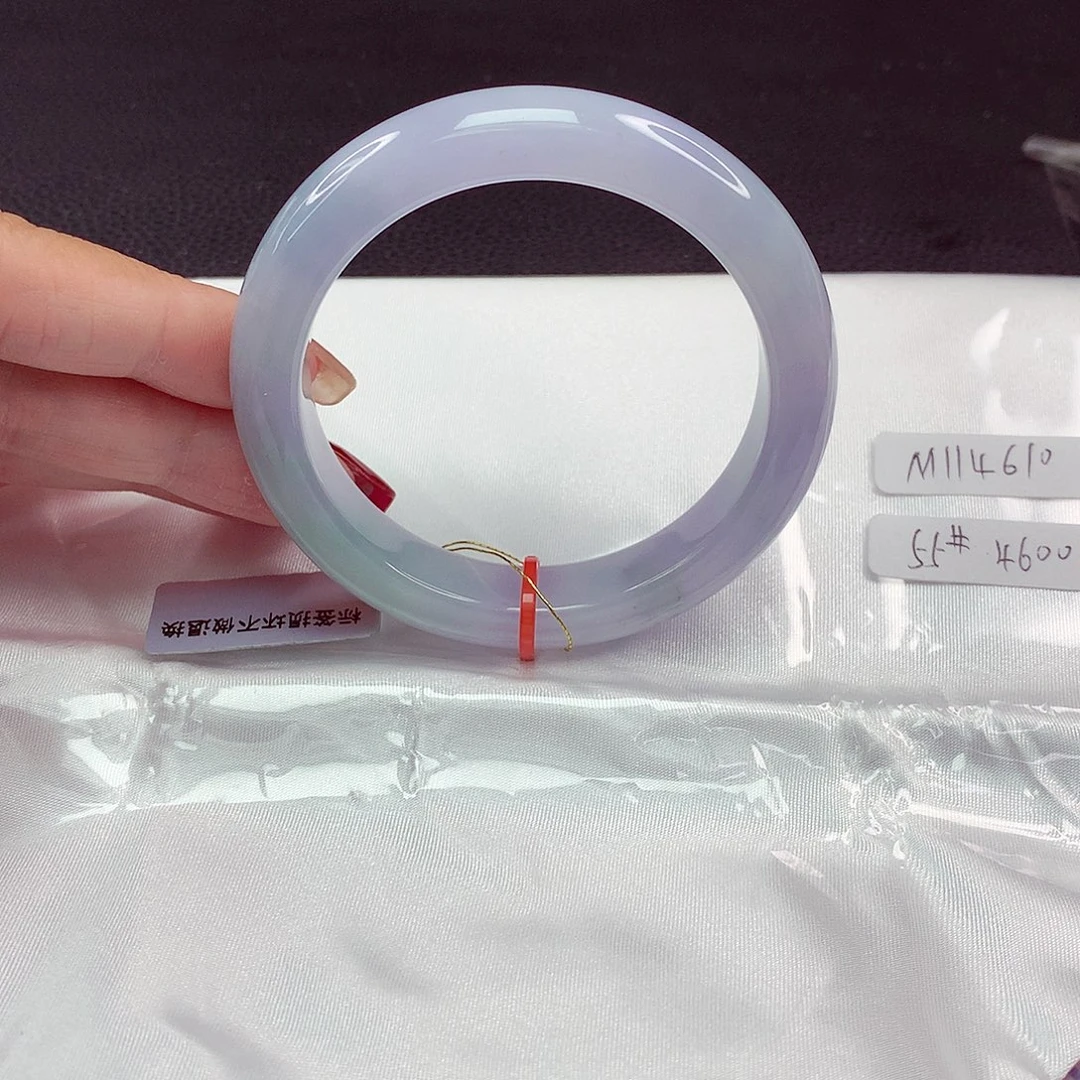 未镶嵌手镯翡翠55圈610