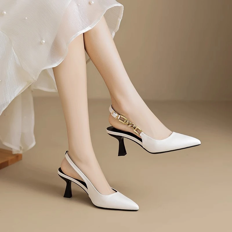 MAGUBA/玛古芭高跟鞋轻奢女款细跟春夏新款法式气高级感质高跟鞋