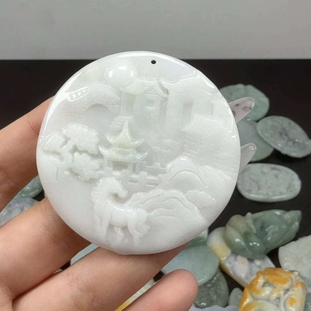 翡翠未镶嵌颈饰翡翠