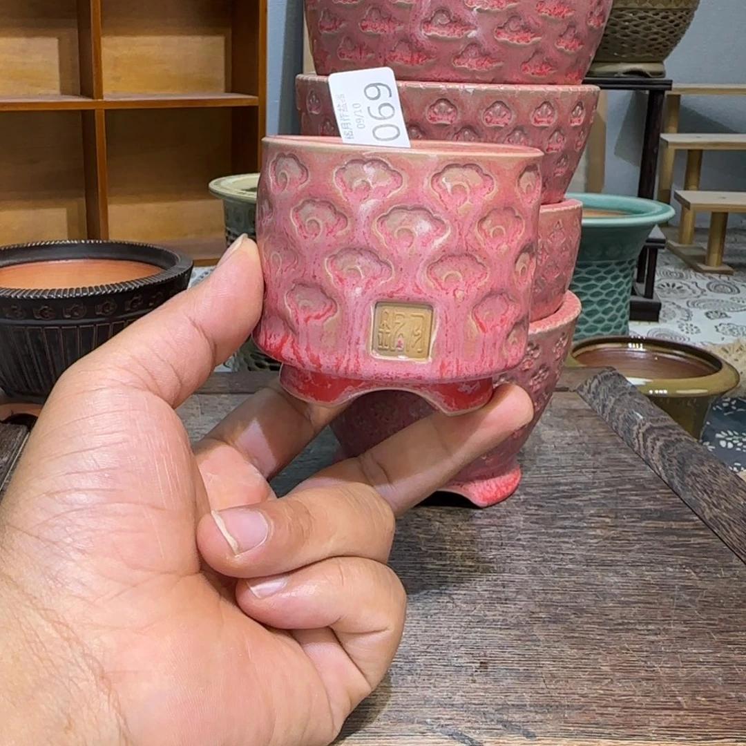 手工花盆 069 内口口径 6 cm