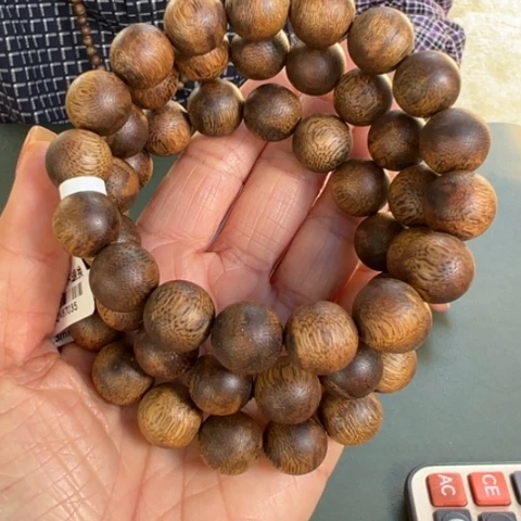 沉香手串红土乌身14克卡1.3多样性发1串
