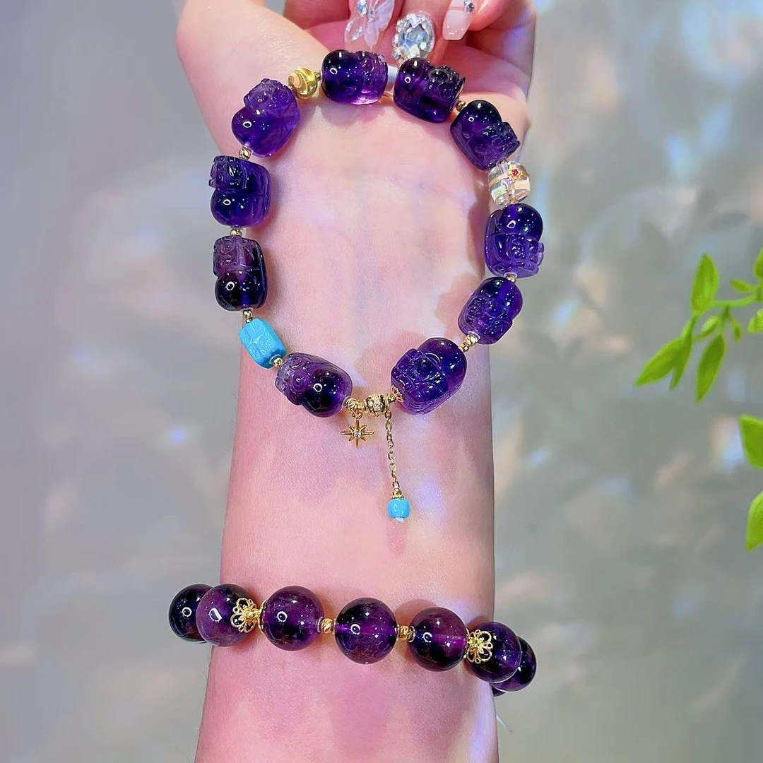 【李哥推荐】这是你一定要入的收藏 纯色紫超七貔貅阵！稀缺的不得了