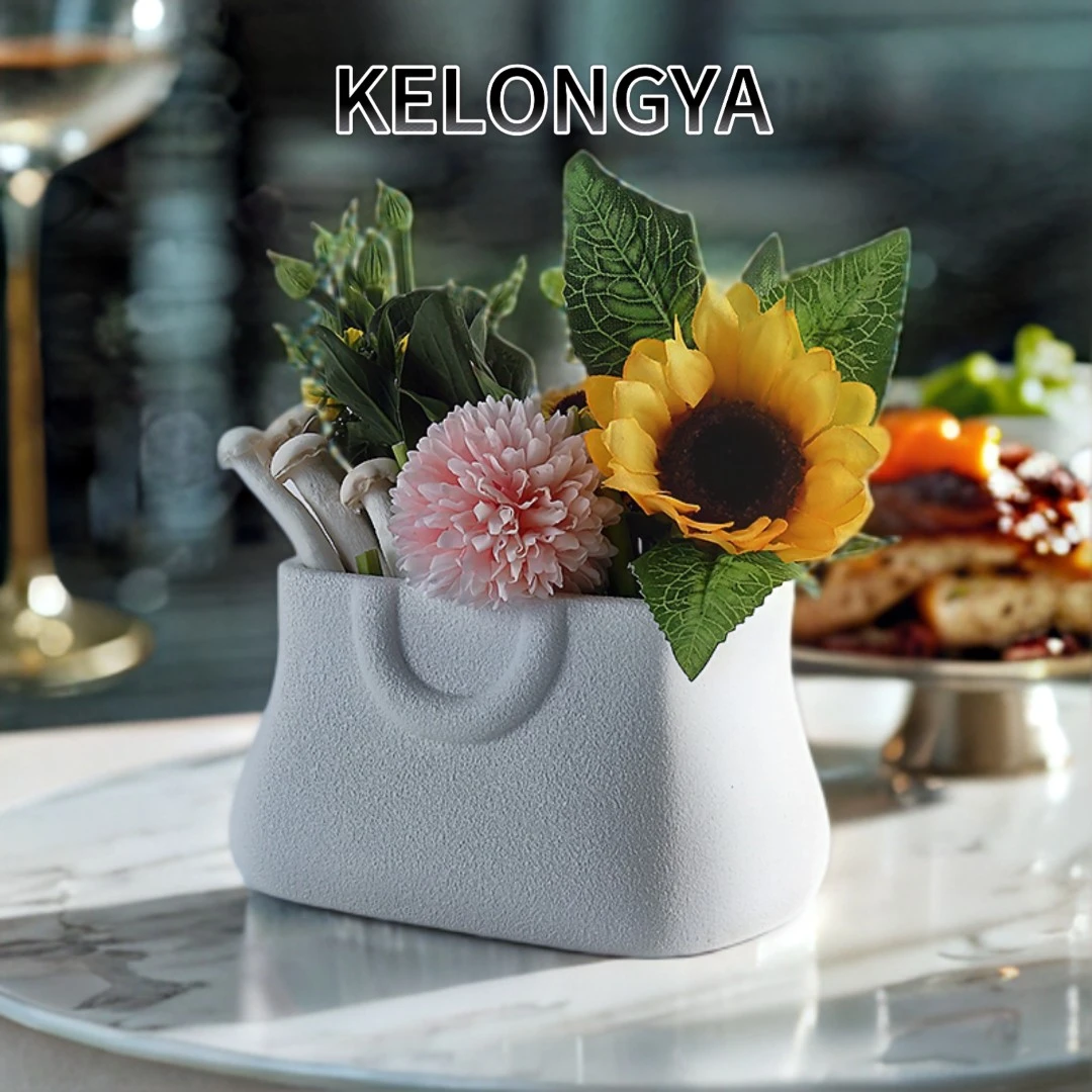 KELONGYA创意特色高端酒店餐具摆盘器皿浮雕火锅提篮花多用途西餐