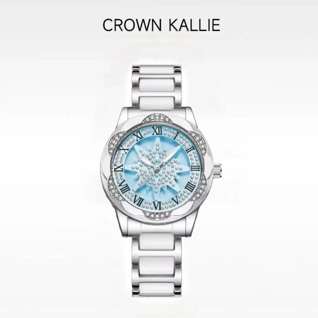 Crown Kallie【旋转雪花】满天星系列旋转设计全自动女士腕表ck8141
