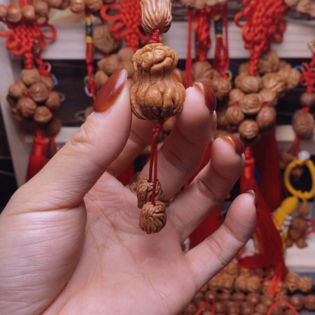 吊坠桃核龙纹桃枭