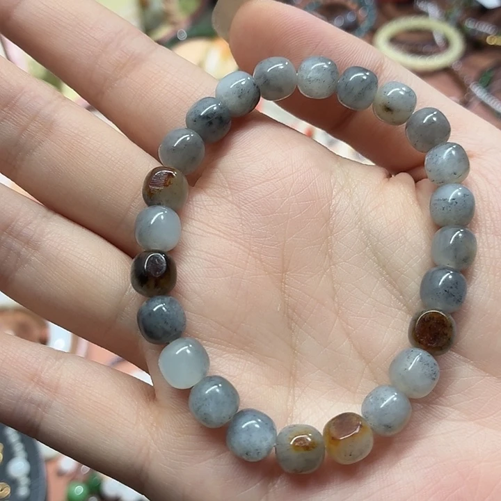 浮***梦子料串 青花三色留皮