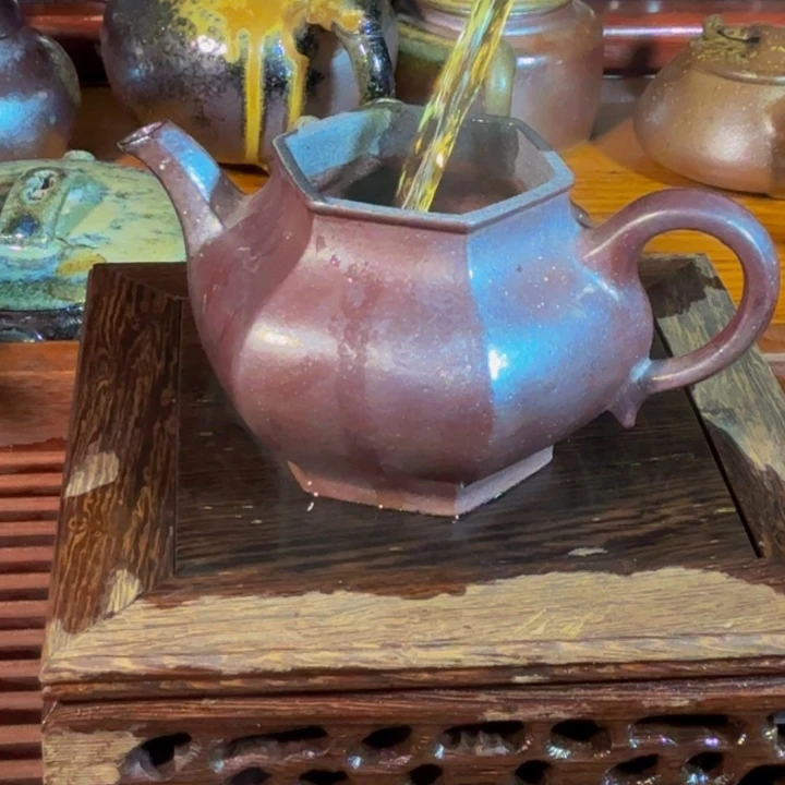 茶壶紫砂微瑕一紫砂柴烧裸烧
