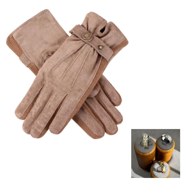 菱格纹戒指 手套