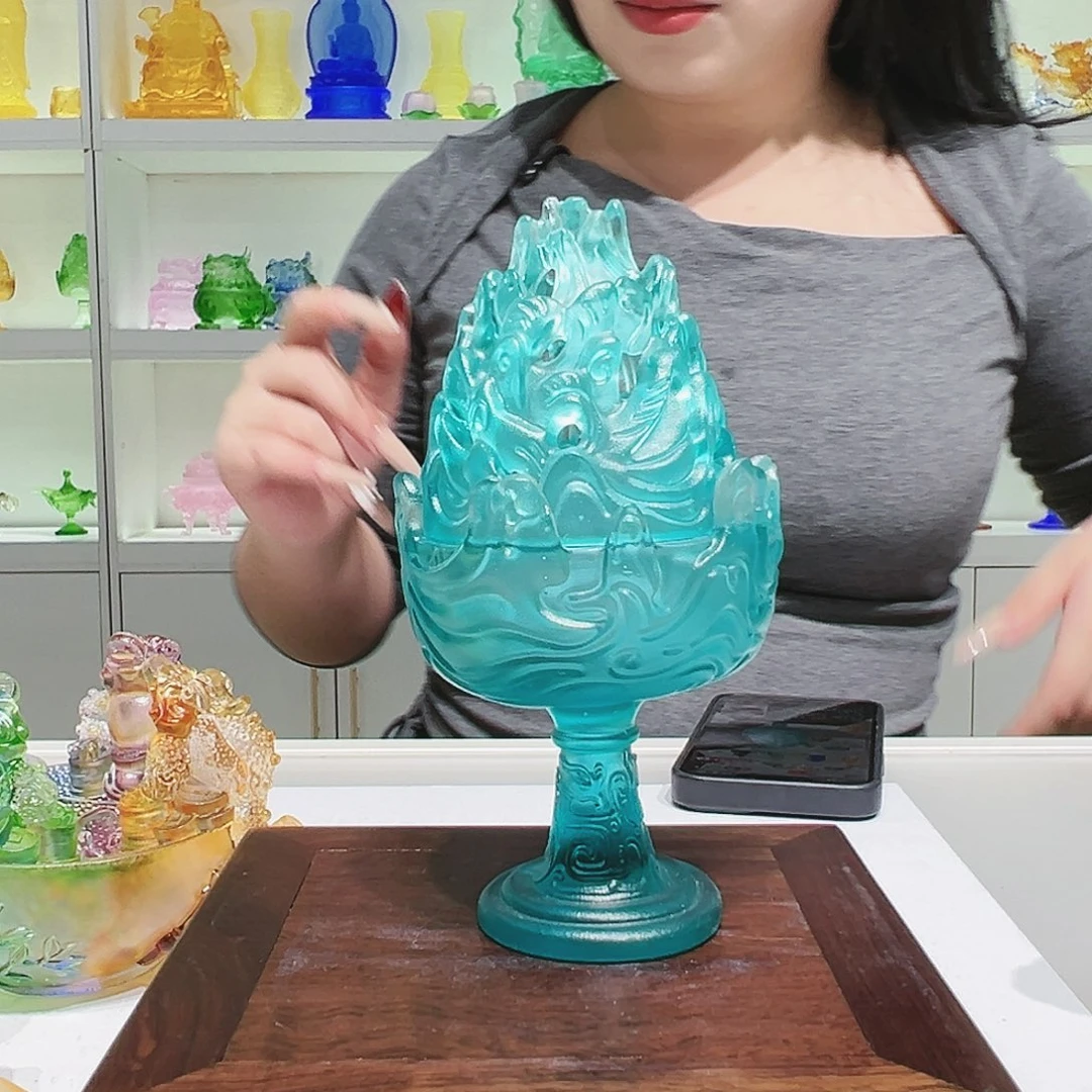 【闪购商品】手工艺品琉璃博山炉小号