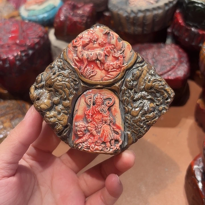 麻线鼓杯垫盖置茶宠