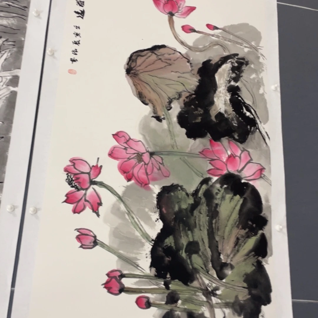 国画薛淑芬老师绘画