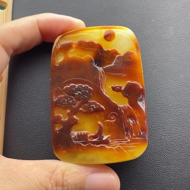 未镶嵌颈饰琥珀天然琥珀蜜蜡