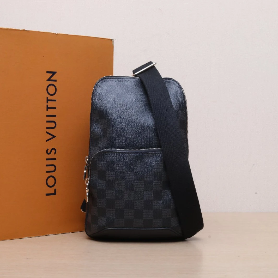 95新 LouisVuitton/路易威登 【娇】单肩包 黑棋格 P225276263