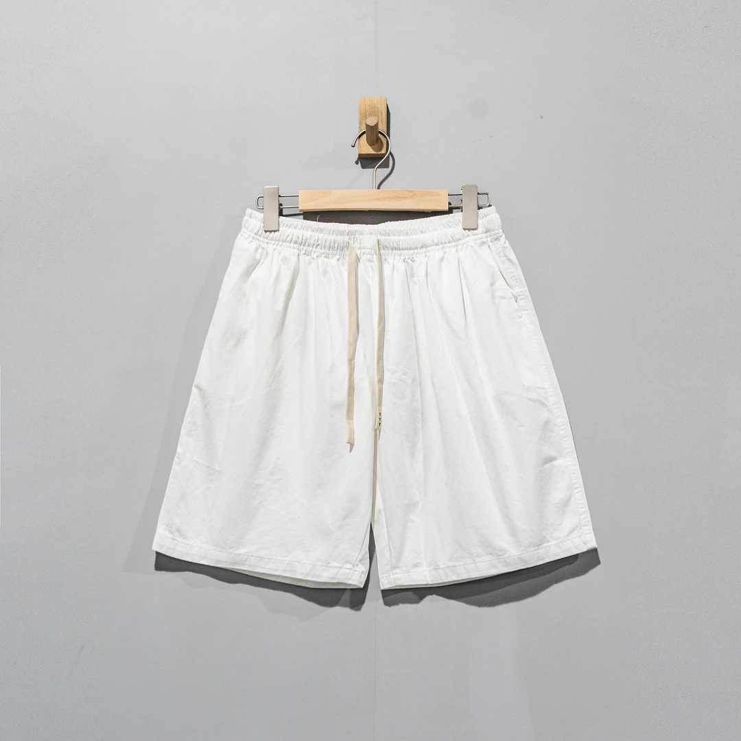 【且听风吟】0214366文艺棉松紧腰抽绳百搭短裤 裤长48 臀围118