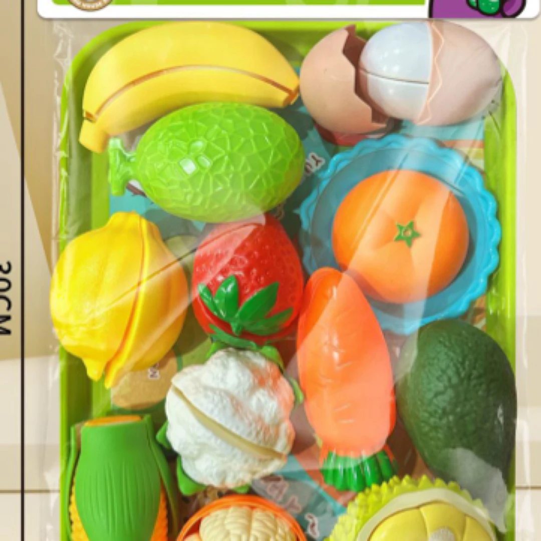 剥皮切切乐宝宝过家家厨房水果蔬菜早教益智