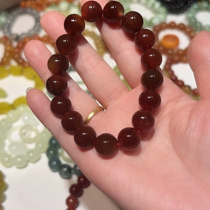 蓝***娜蛇纹石玉未镶嵌手串