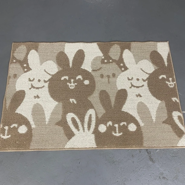 断码卡通兔兔入户门垫80-120cm丙纶提花