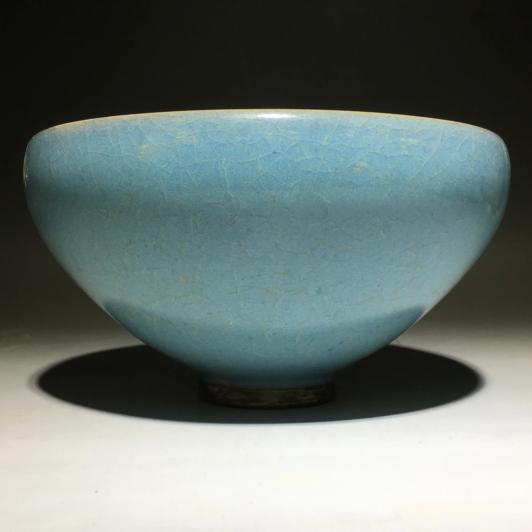 钧窑斗笠碗摆件！