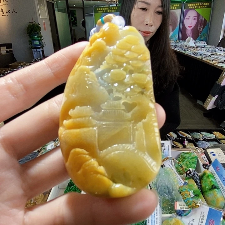 颈饰未镶嵌翡翠翡翠