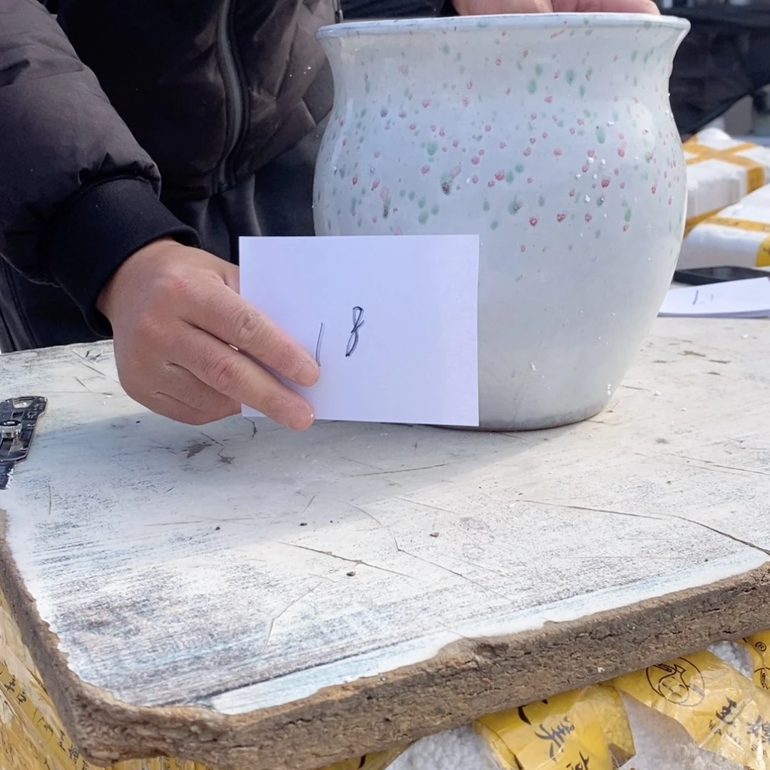 红陶杨杨花盆0210-100五五大花