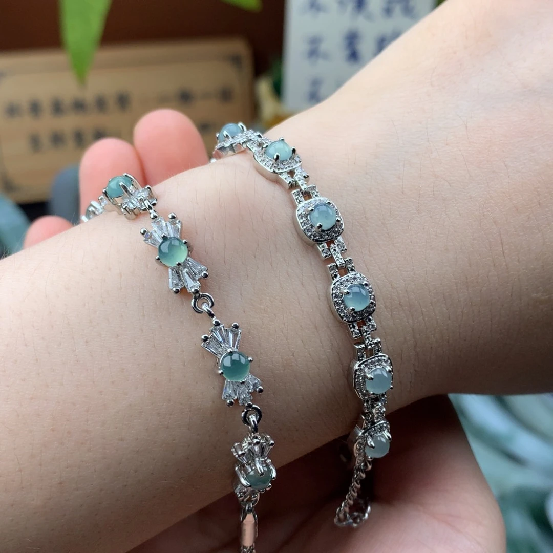 未镶嵌手链翡翠多样性发货发一件