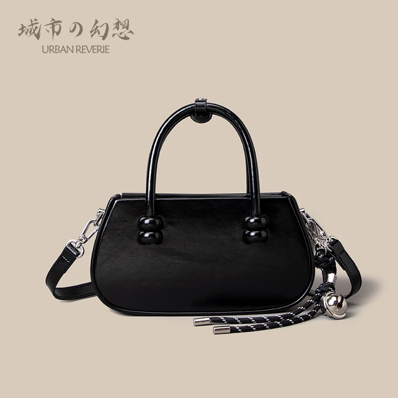 【桥边姑娘】2025新款时尚潮流盒子女包百搭小众设计简约手提斜跨包