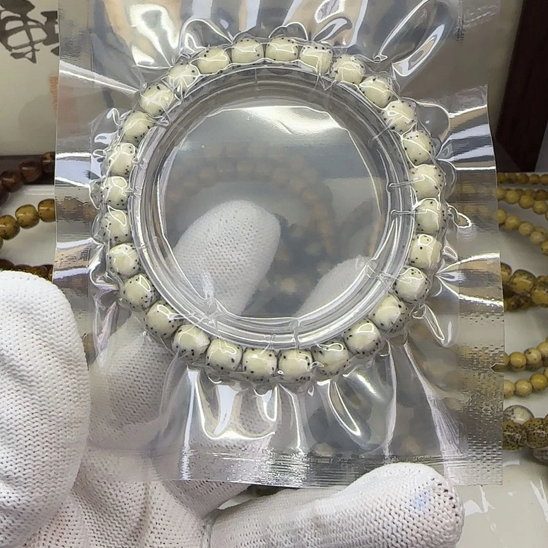 手串星月菩提卡8河豚绿包白