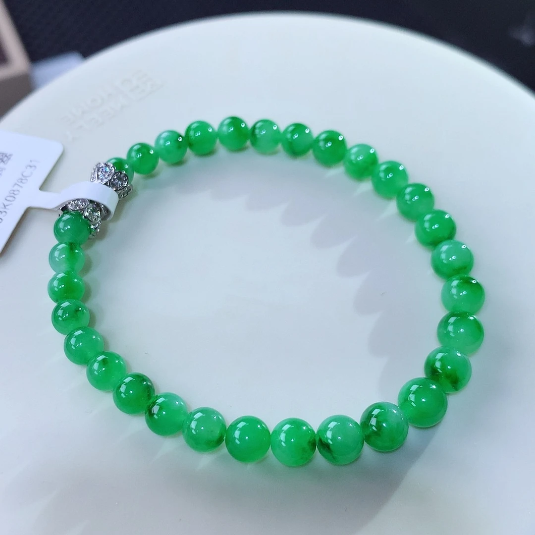 未镶嵌手串翡翠翡翠卡6