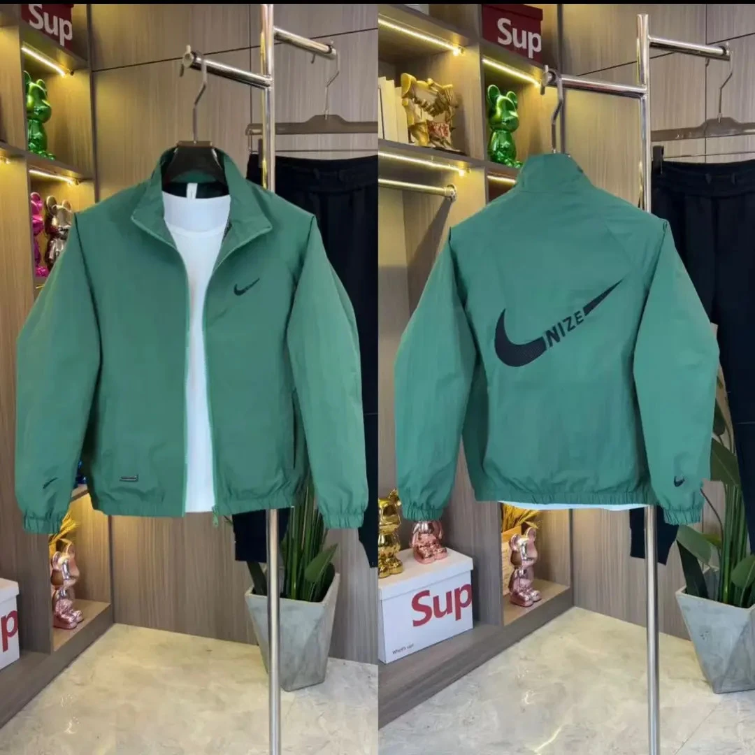 立领秋季翻领春季男韩式字母夹克春秋运动潮流修身