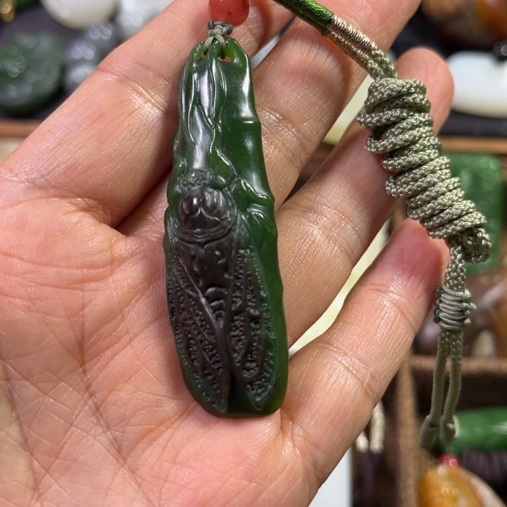 和田玉（碧玉）未镶嵌挂件
