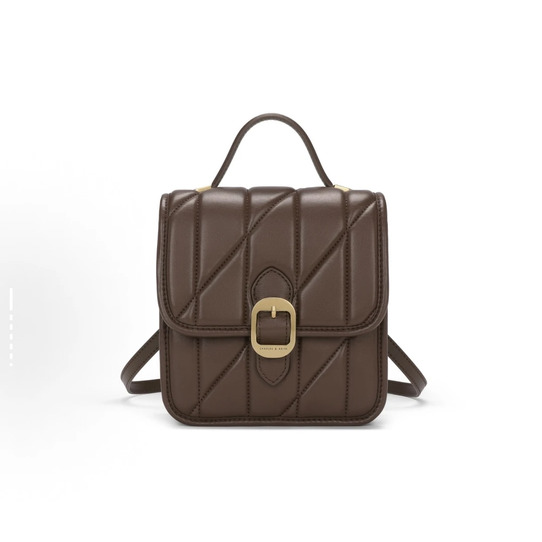 60782275深棕色M女士包，默认微瑕