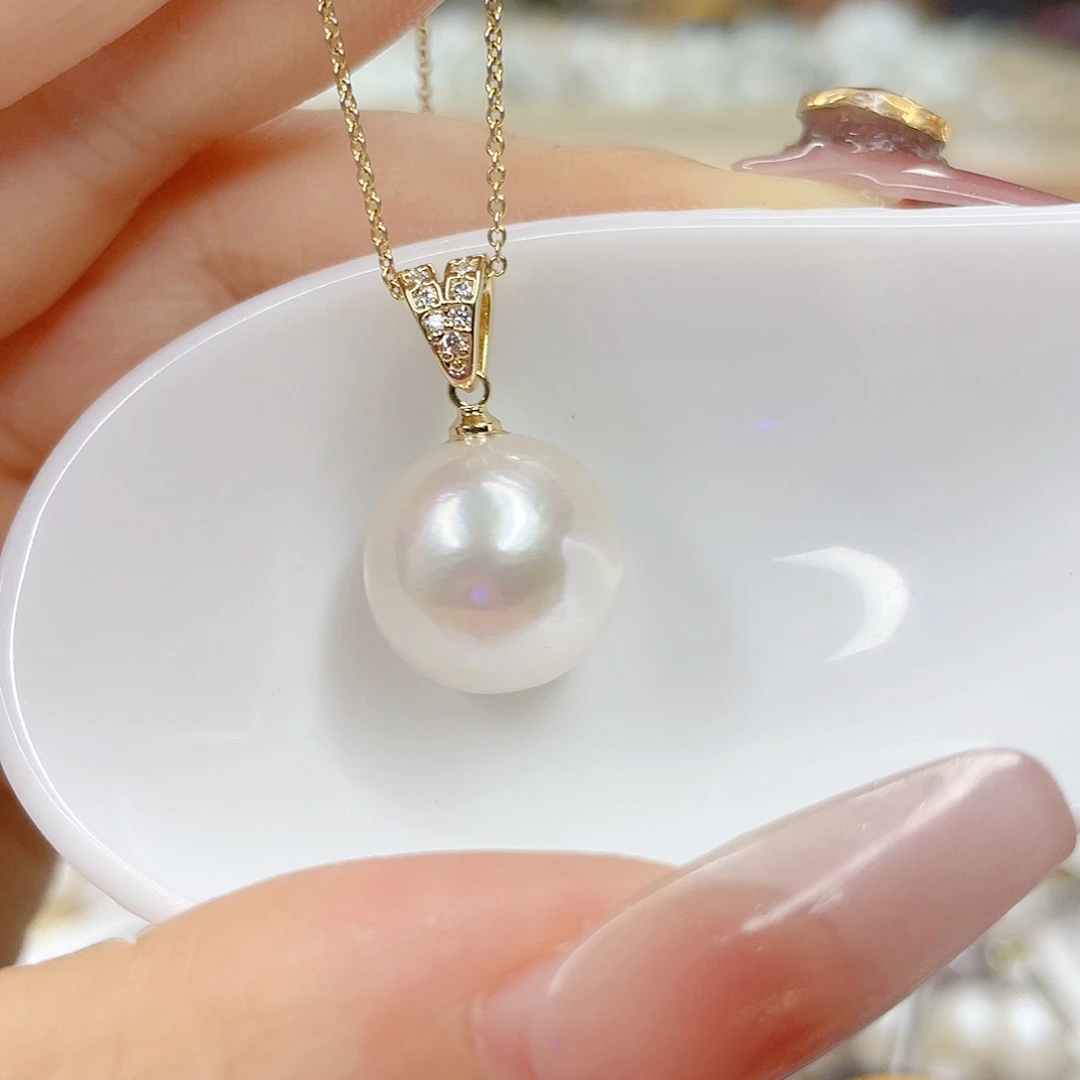 淡水珍珠未镶嵌吊坠(赠链)