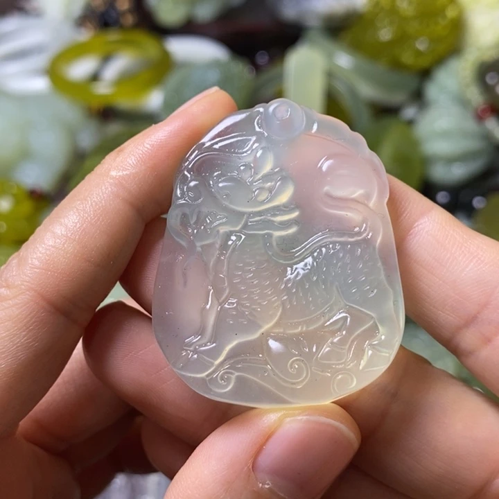 岫玉岫玉挂件未镶嵌