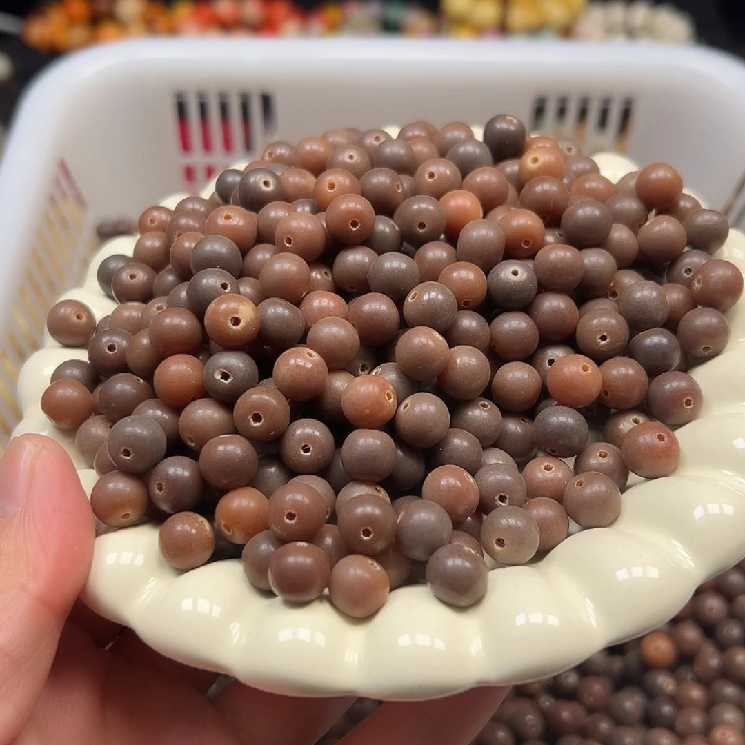 手串菩提根/象牙果500颗啦色苹果孔瑕卡9