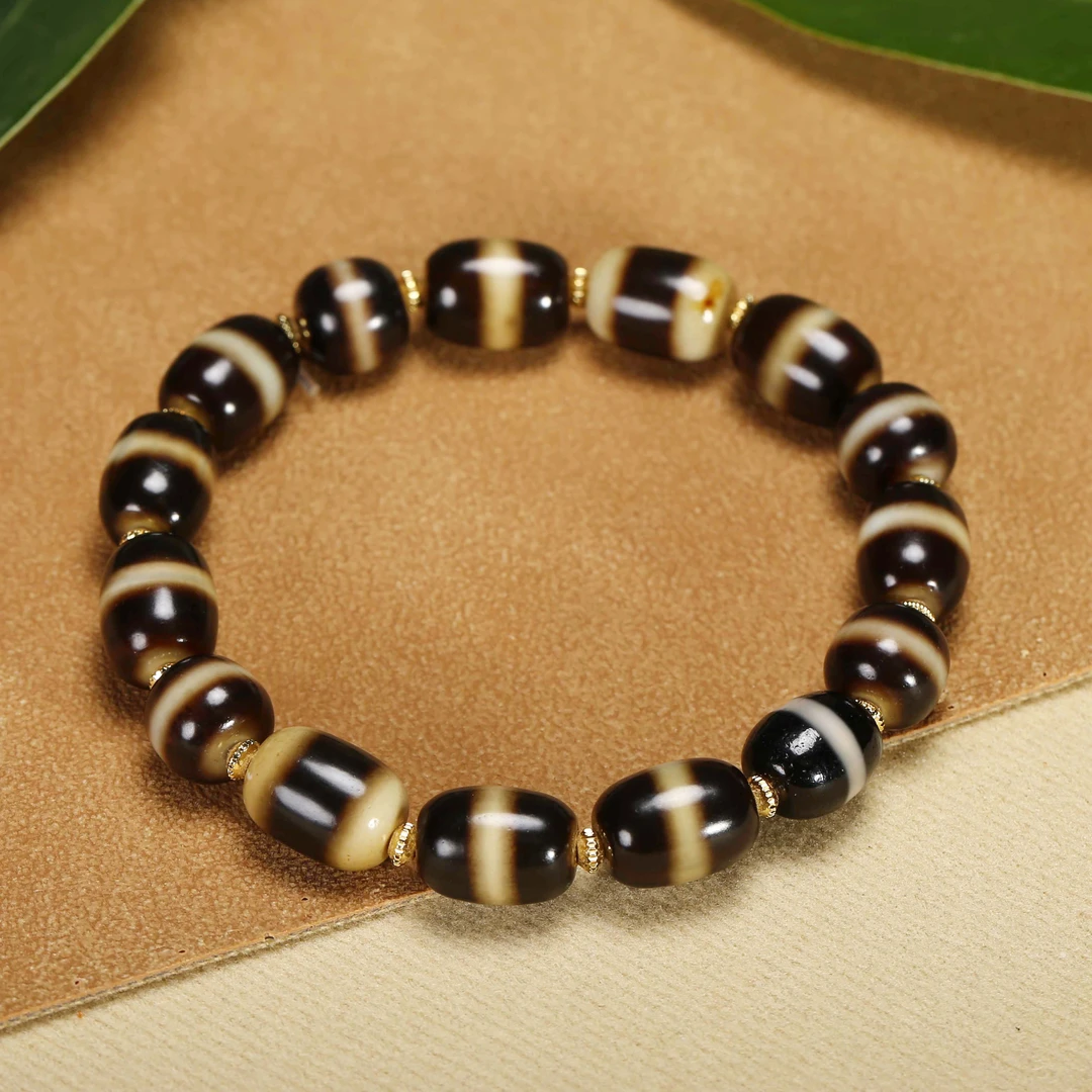 【济文阁】JOY25011529民国 药师纹玛瑙勒子