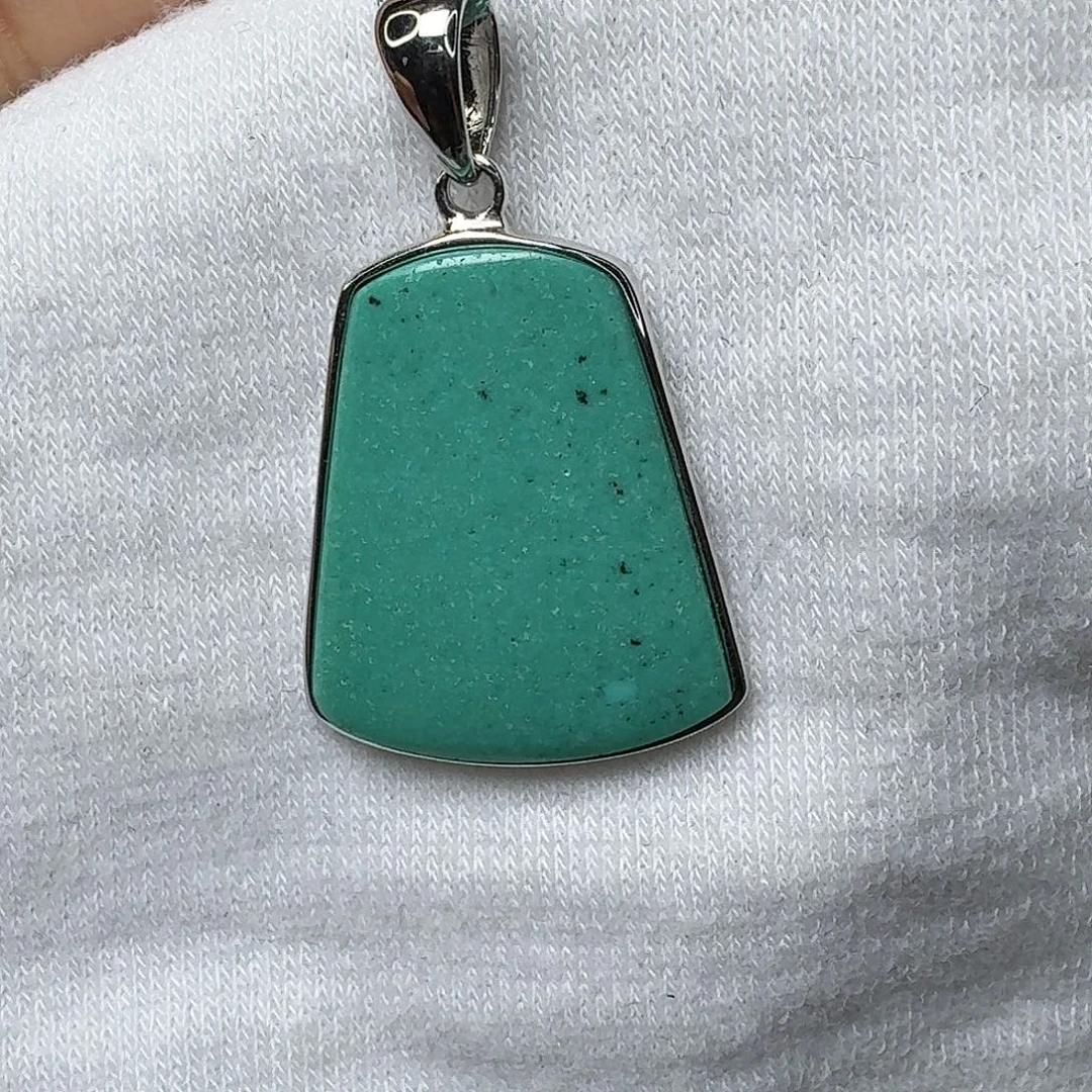 绿松石银S925镶嵌珠宝奇石