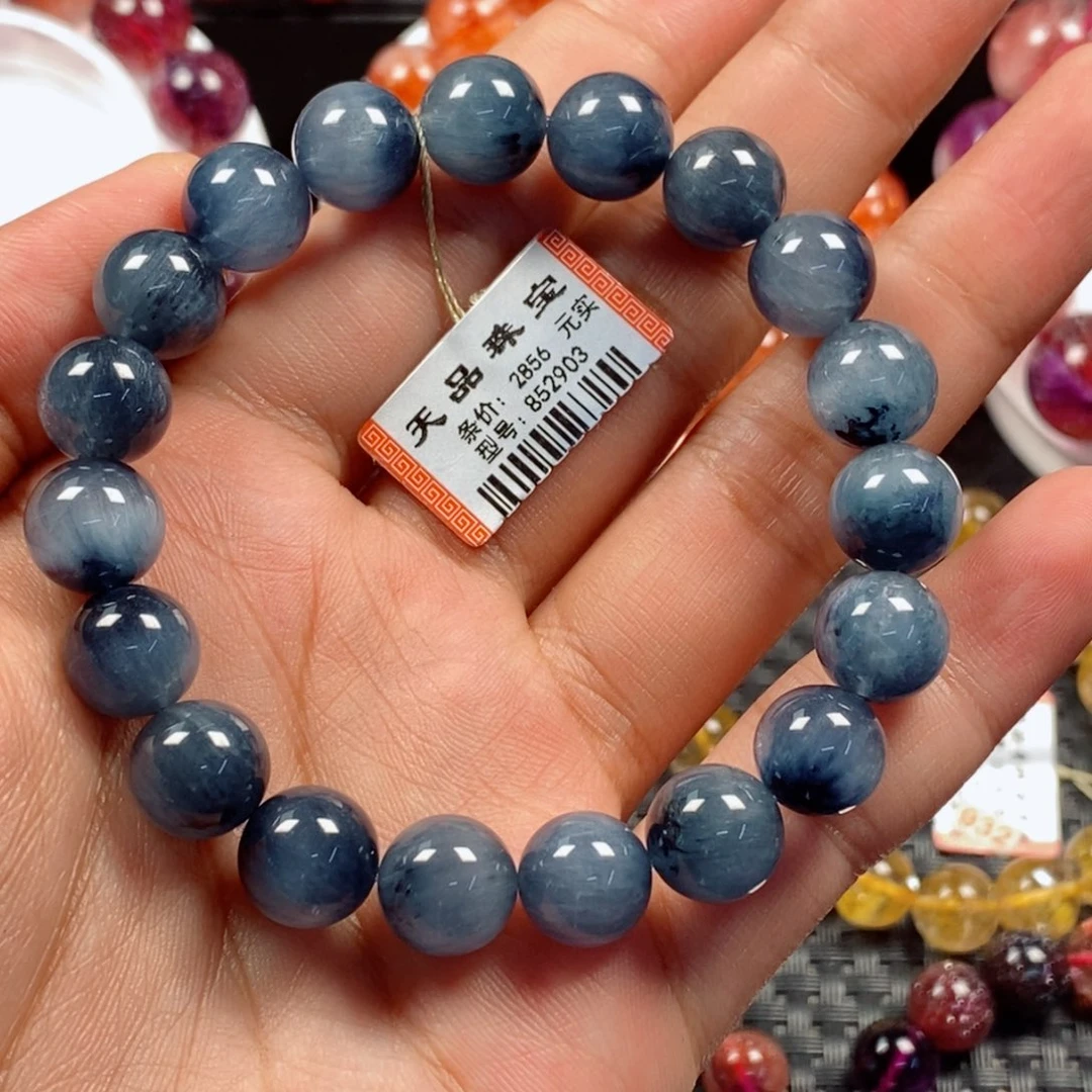 未镶嵌手链水晶蓝钢丝852903