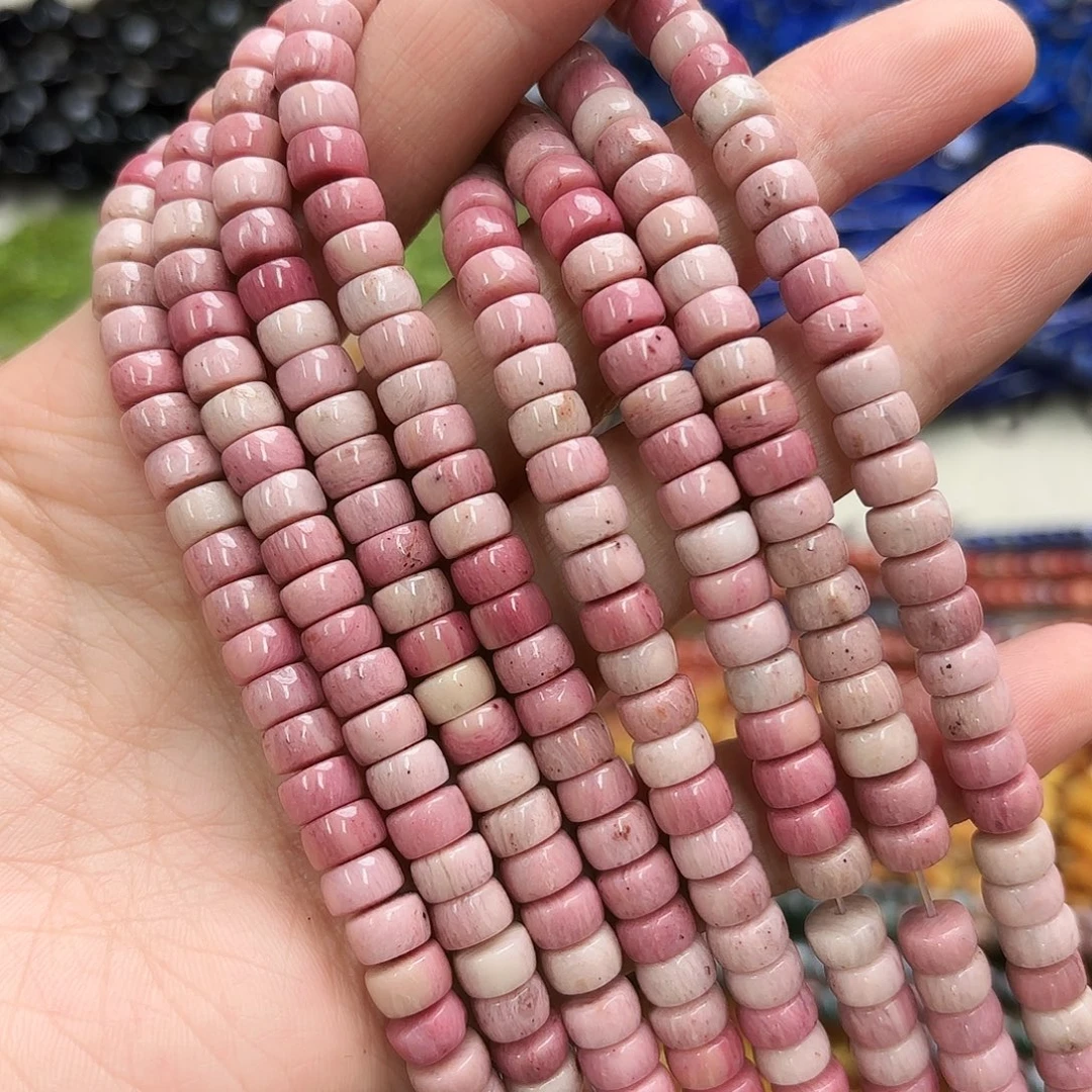 玛瑙/玉髓未镶嵌珠宝半成品卡7红木纹直切一条