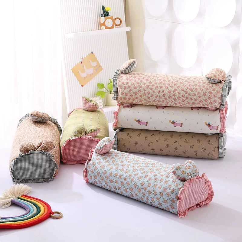 [欧巴家全棉双层纱卡通谷物枕]/枕头/不是图片款物/以直播间为准